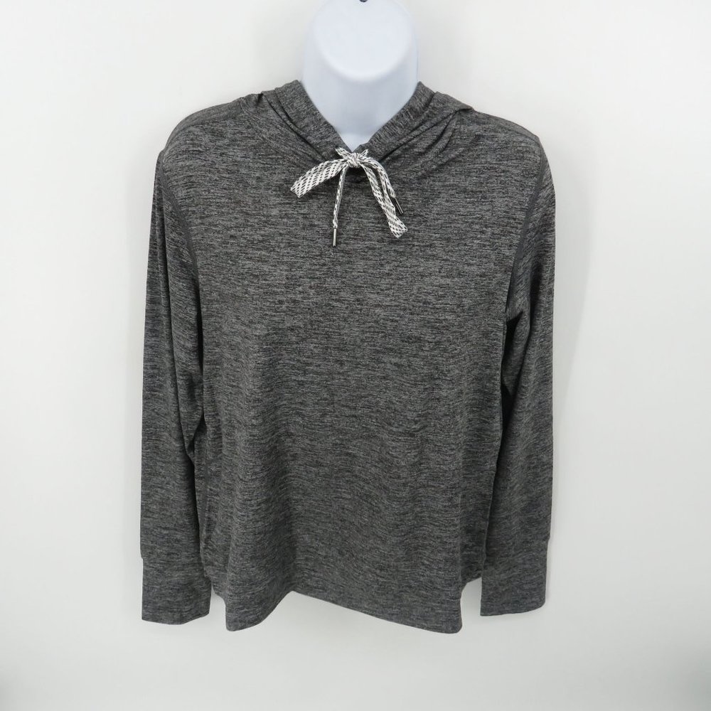 Members Mark Women's Black White Hooded Shirt XXL NWT